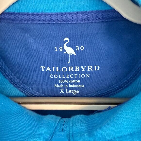 🦩 TailorByrd Blue 1/4 Zip Pullover – XL - Picture 3 of 4